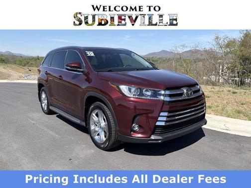 Salsa Red Pearl 2019 Toyota Highlander Limited