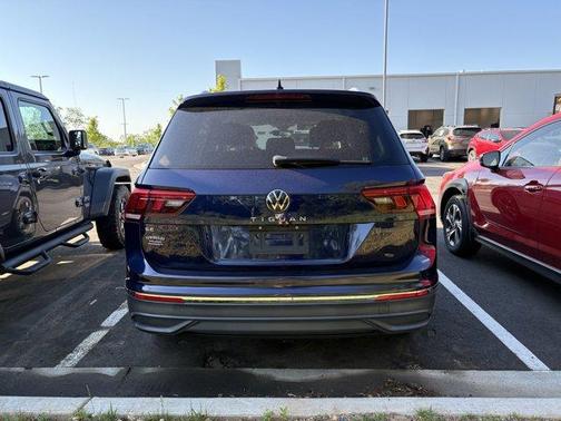 Atlantic Blue 2022 Volkswagen Tiguan 2.0T SE