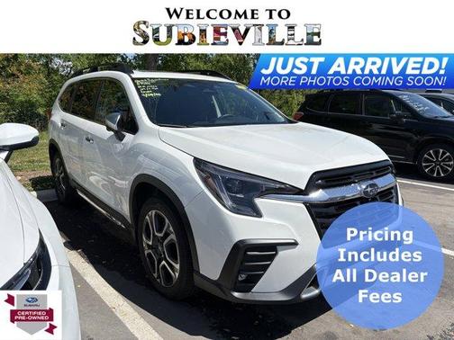 Crystal White Pearl 2023 Subaru Ascent Touring 7-Passenger