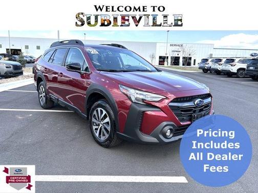 Crimson Red Pearl 2025 Subaru Outback Premium