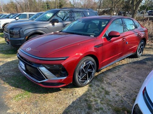 Red 2026 Hyundai SONATA SEL Sport