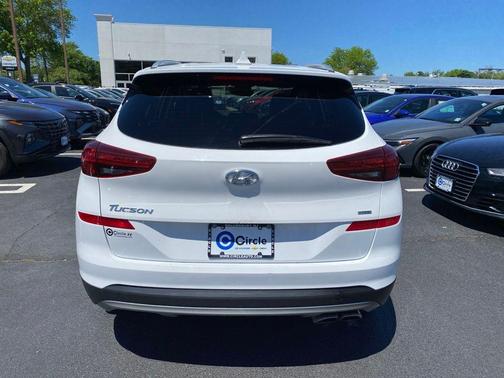 Dazzling White 2019 Hyundai TUCSON Sport