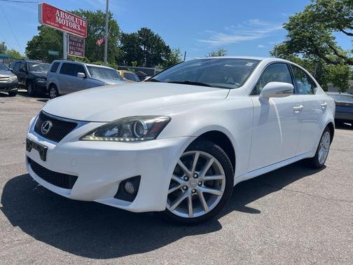 White 2013 Lexus IS 250 Base
