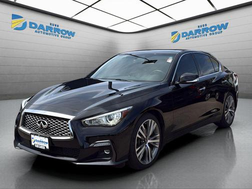 Black Obsidian 2021 INFINITI Q50 3.0t SENSORY