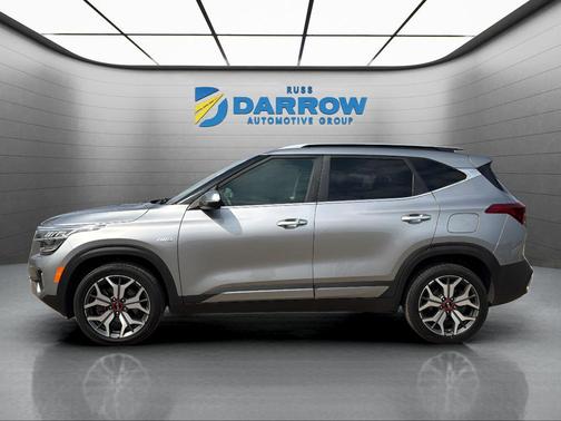 Steel Gray 2021 Kia Seltos SX Turbo