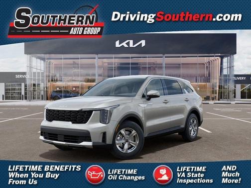 Ivory Silver 2026 Kia Sorento LX