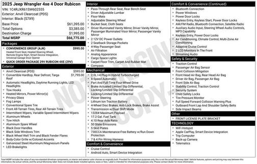 Gray 2025 Jeep Wrangler 4xe Rubicon