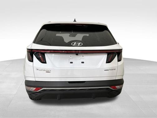 White 2023 Hyundai TUCSON Hybrid Blue