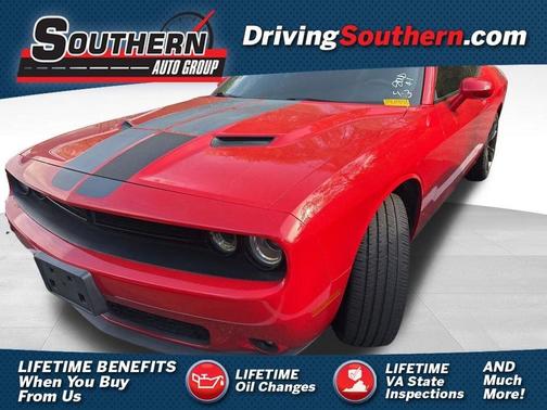 Red 2018 Dodge Challenger SXT