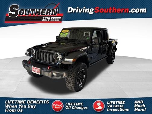 Black 2026 Jeep Gladiator Rubicon