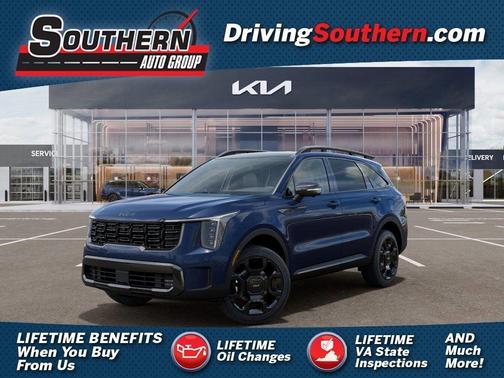 Blue 2026 Kia Sorento X-Line SX Prestige