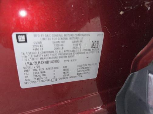 Red 2022 Buick Envision Preferred