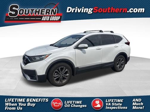 White 2021 Honda CR-V EX