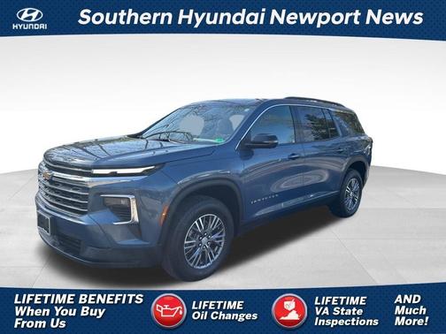 Blue 2024 Chevrolet Traverse LT