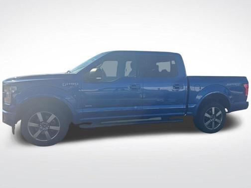 Blue 2017 Ford F-150 XLT