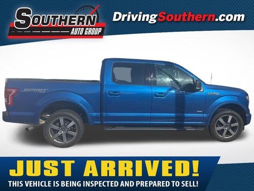 Blue 2017 Ford F-150 XLT