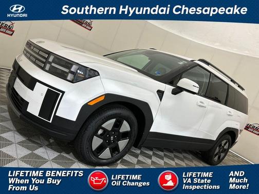 White 2026 Hyundai SANTA FE HEV SEL