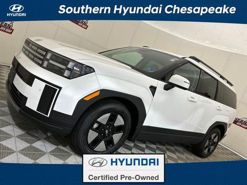 White 2026 Hyundai SANTA FE HEV SEL