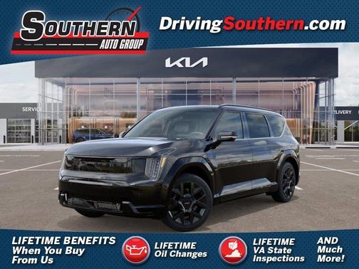 Ebony Black 2026 Kia EV9 Land