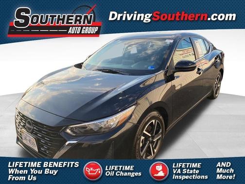Black 2024 Nissan Sentra SV