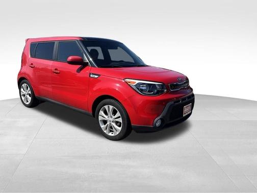 Red 2015 Kia Soul +