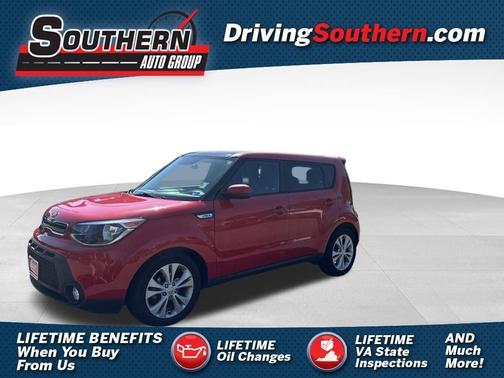 Red 2015 Kia Soul +