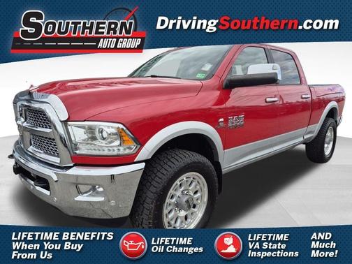 Red 2017 RAM 2500 Laramie