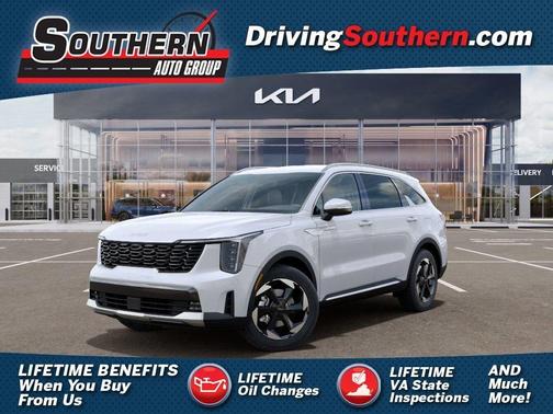 Snow White Pearl 2026 Kia Sorento Hybrid EX