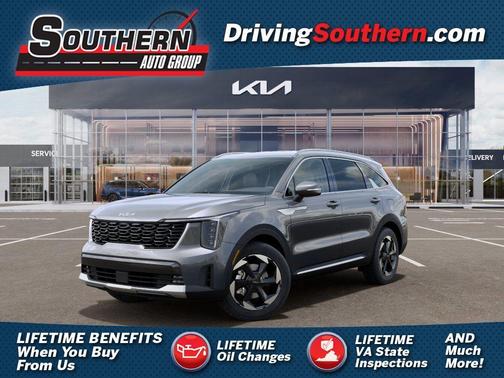 Steel Gray 2026 Kia Sorento Hybrid EX