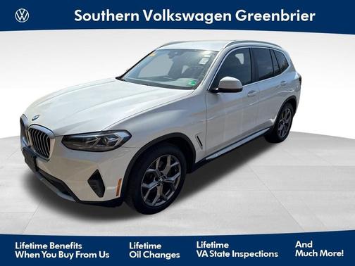 White 2022 BMW X3 xDrive30i