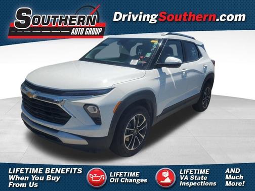 White 2025 Chevrolet Trailblazer LT