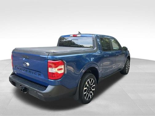 Blue 2023 Ford Maverick Lariat