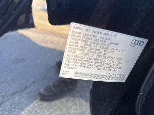 Black 2014 Audi Q7 3.0T Premium Plus