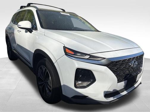 White 2020 Hyundai SANTA FE 2.0T SEL
