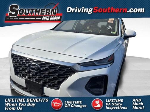 White 2020 Hyundai SANTA FE 2.0T SEL