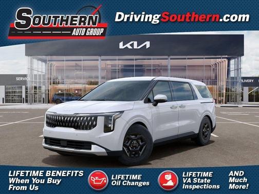 Snow White Pearl 2026 Kia Carnival LXS