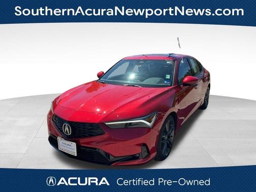 Red 2025 Acura Integra A-Spec