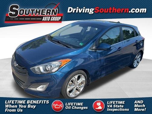 Windy Sea Blue 2013 Hyundai Elantra GT Base
