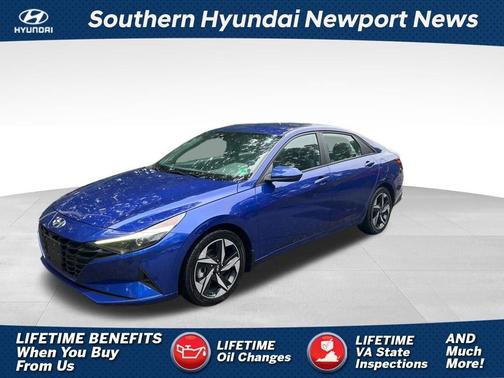 Blue 2023 Hyundai ELANTRA SEL