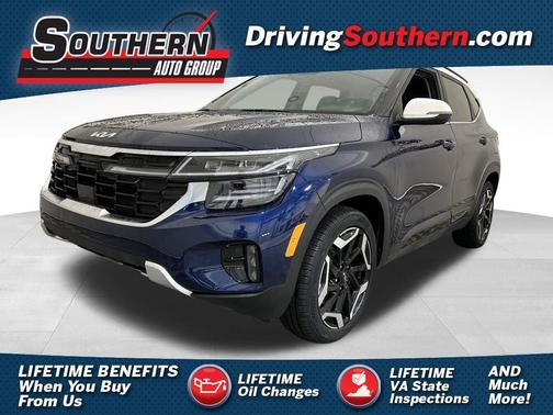 Blue 2024 Kia Seltos SX