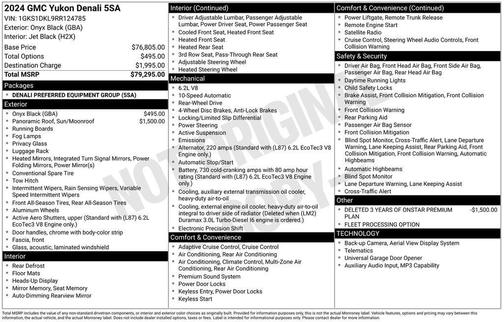 2024 GMC Yukon Denali