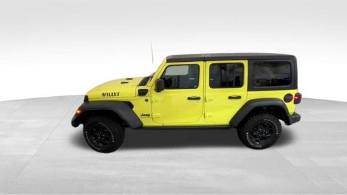 Yellow 2023 Jeep Wrangler 4xe Base