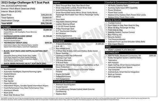 2023 Dodge Challenger R/T Scat Pack