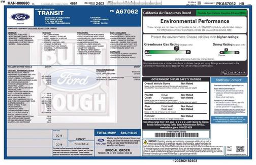 White 2023 Ford Transit-250 Base