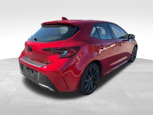Red 2025 Toyota Corolla Hatchback XSE