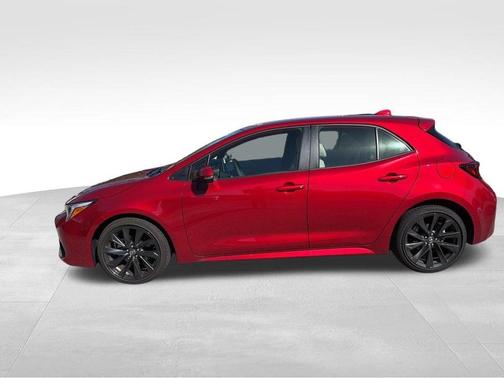 Red 2025 Toyota Corolla Hatchback XSE