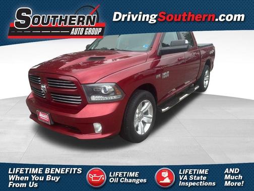 Red 2014 RAM 1500 Sport
