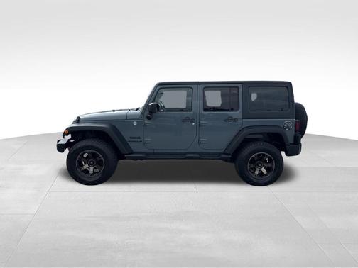 Gray 2014 Jeep Wrangler Unlimited Sport