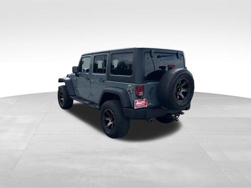 Gray 2014 Jeep Wrangler Unlimited Sport