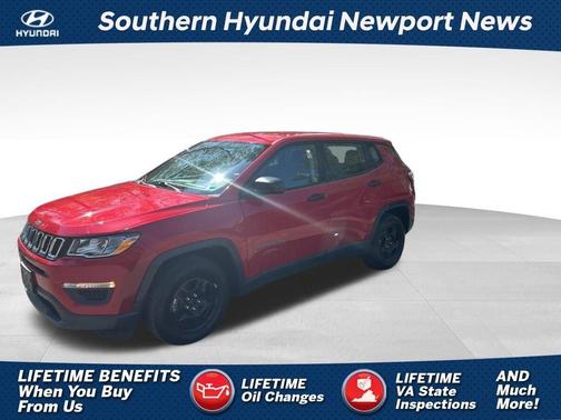 Red 2021 Jeep Compass Sport